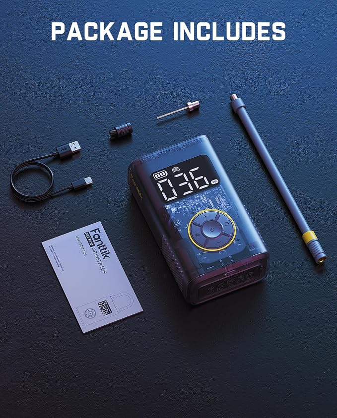 Fanttik X9 Pro Portable Tire Inflator - Image 9