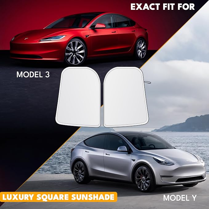 EcoNour Tesla Windshield Sun Shade | Foldable Front Windshield Shade - Image 9