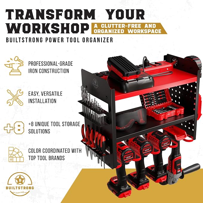 Power Tool Organizer Wall Mount - Image 3