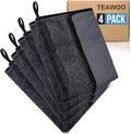 Shiny Wipes Shower Cleaning Cloth, Ultra Absorbent Car Drying Towel, 4 Pack 16 by TEAWOO