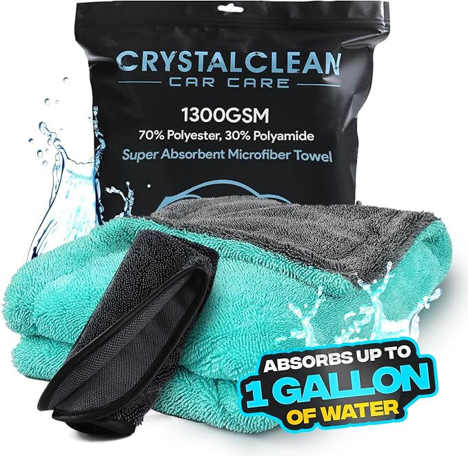 Microfiber Towels for Cars by CrystalCleanCarCare