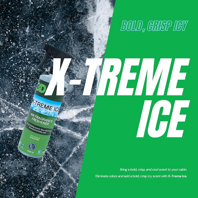 3D X-Treme Ice Air Freshener – 16oz Water-Based Spray – Long-Lasting, Non-Toxic - Image 2