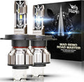 RENO H4 Bulb, H4 9003 Fog Lights Bulb, 9003 H4 Light Bulbs Fanless In Line HB2 by RENO