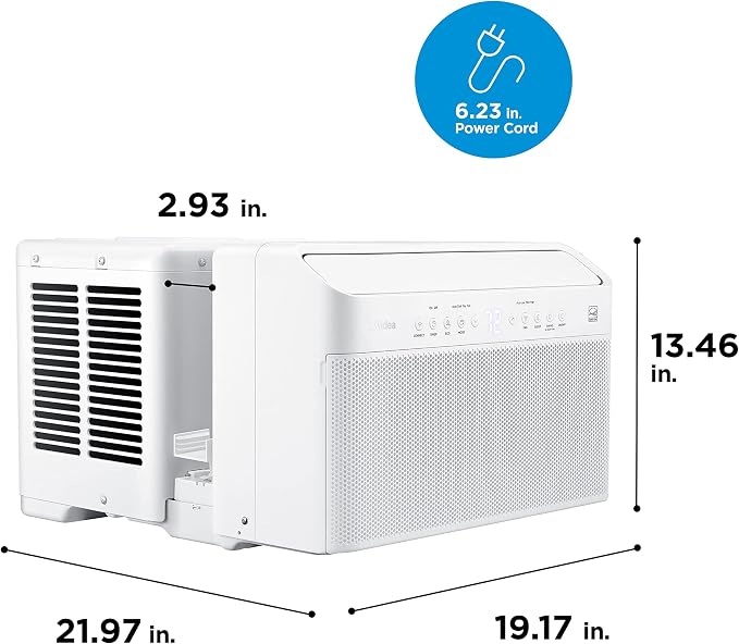 Midea MAW12V1QWT U-Shaped AC Window Air Conditioner - Image 8