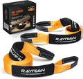 Genuine 33, 000lb Xtreme Heavy Duty Recovery Tow Strap + 20, 000lb Tree Saver by RAYTEEN
