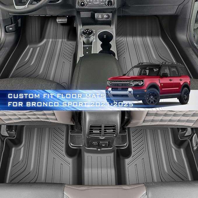 Car Floor Mats for Ford Bronco Sport 2021 2022 2023 2024 2025 Accessories - Image 2