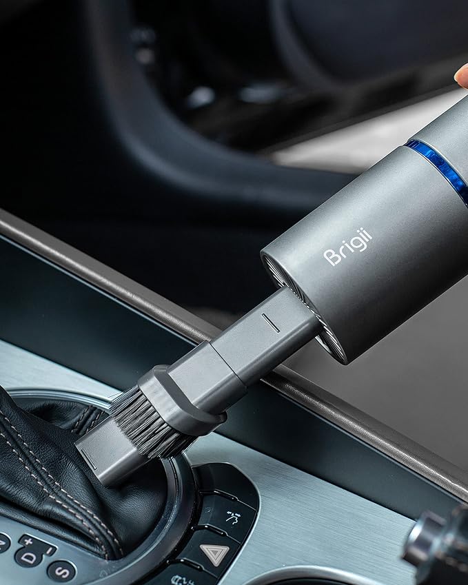 Brigii Mini Handheld Vacuum Cordless, 3 in 1-Car Vacuum & Air Duster & Hand Pump - Image 7
