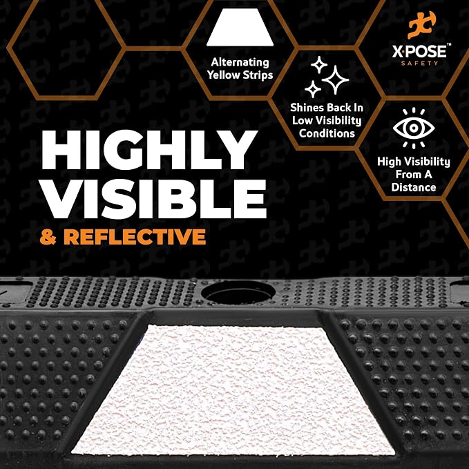 Xpose Safety 72" Heavy Duty Rubber Parking Stopper – Bulk 2 Full Pallets 100 - Image 4