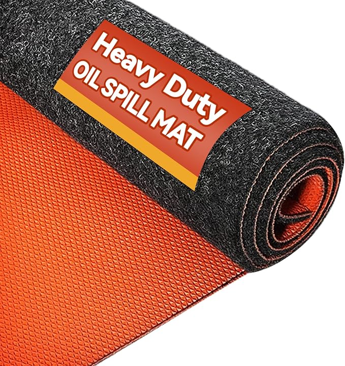 59" x 71" Heavy Duty Oil Spill Mat, Upgraded Garage Floor Mat by DLYYPLUS