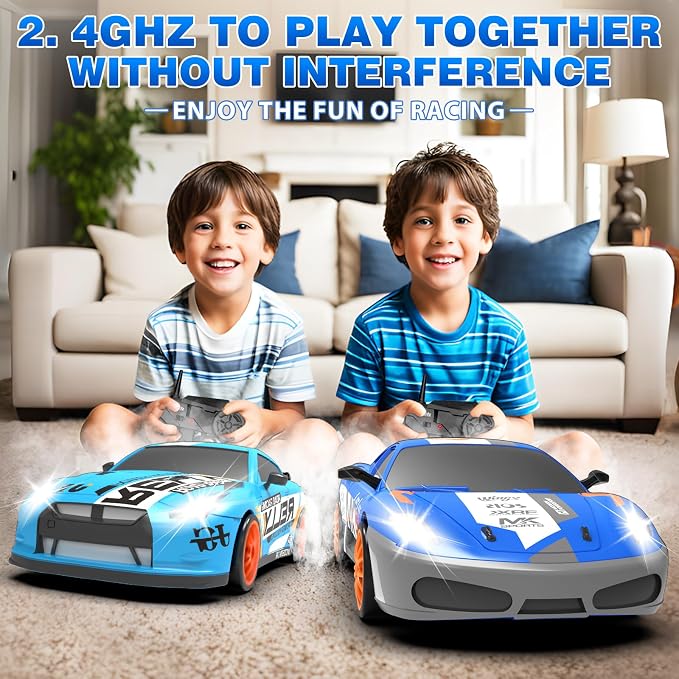 RC Drift Car 2.4GHz 1:24 Scale 4WD Remote Control Car 15KM/H High Speed - Image 6