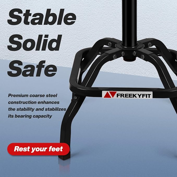 Shop Stool with Backrest, Mechanic Garage Stool - Image 8