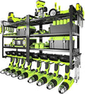 Power Tool Organizer Wall Mount, 4 Layers Capacity Heavy Duty Metal Storage Rack by TUSPEU
