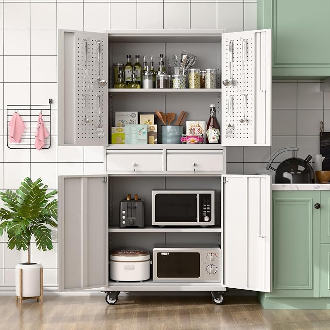 Metal Garage Storage Cabinet - Image 8