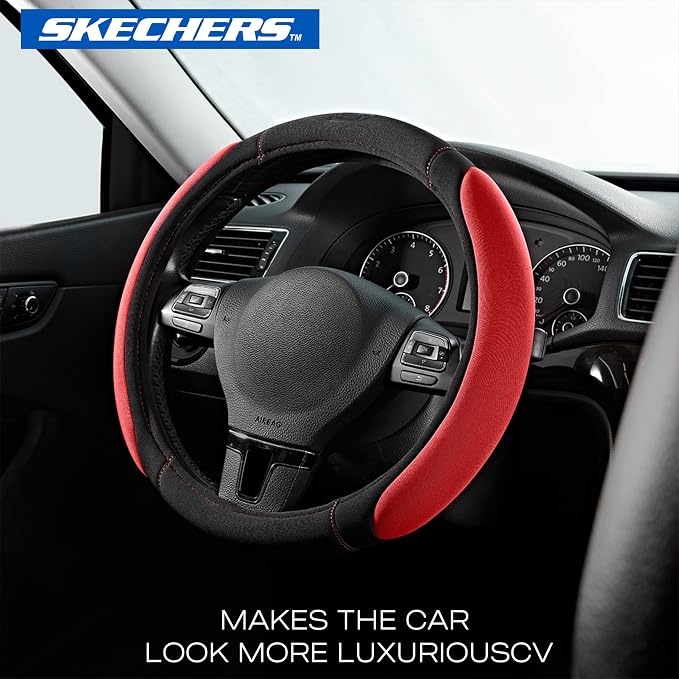 Skechers Steering Wheel Cover, Memory Foam Car Steering Wheel Cover, - Image 3