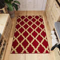 Ottomanson 3'3" x 5' Rugs for Living Room Trellis Area Rug for Bedroom by Ottomanson