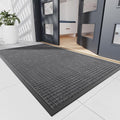 Durable Front Door Mat, Non-Slip Rubber Backing, Stain and Fade Resistant by Naturehydro