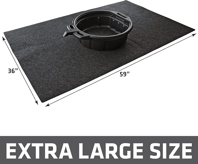 Drymate XL Oil Spill Mat, Premium Absorbent Oil Pad, Waterproof Backing - Image 2