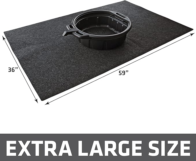 Drymate XL Oil Spill Mat, Premium Absorbent Oil Pad, Waterproof Backing - Image 2
