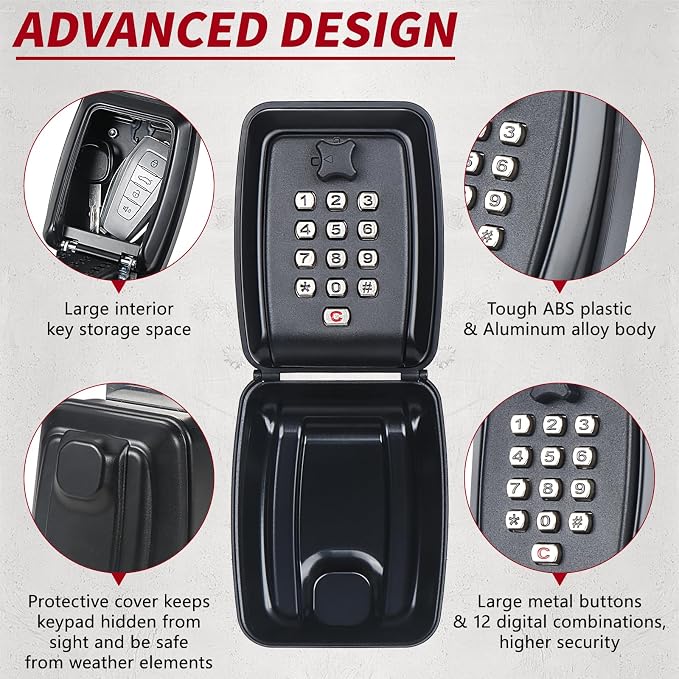 Car Window Lock Box for Turo, Car Key Lock Box Fit for Ride Share, - Image 2
