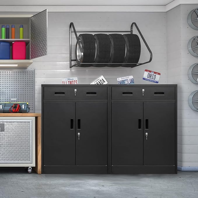 Metal Storage Cabinet, Locking Cabinet - Image 6