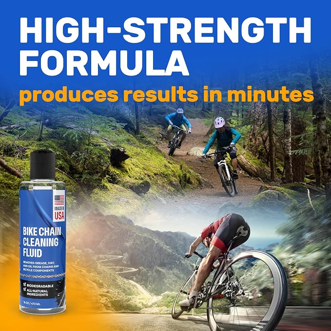 Bicycle Chain & Component Cleaning Fluid - 16oz Chain Degreaser Works in - Image 3