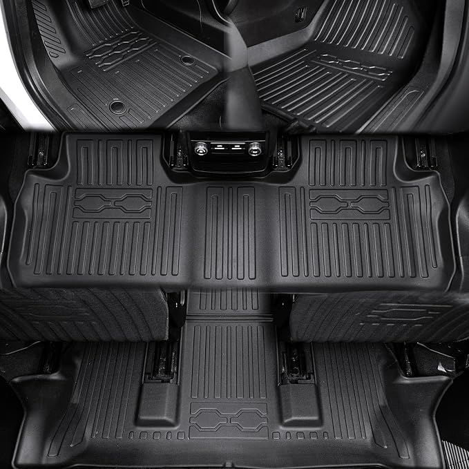 Floor Mats for 2017-2023 GMC Acadia, All Weather TPE 2-in-1 Cargo Mat - Image 2