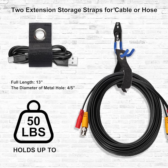 Garage Hook Heavy Duty Wall Storage Hangers, 20 Pack Garage Storage Hooks Steel - Image 3