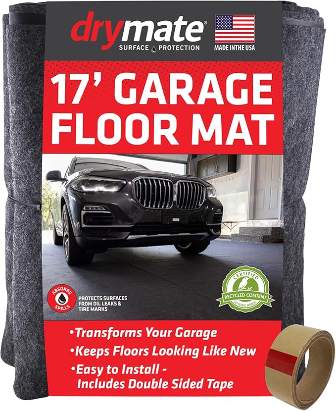 Drymate Garage Floor Mat, Protects Surfaces, Transforms Garage, Waterproof by Drymate