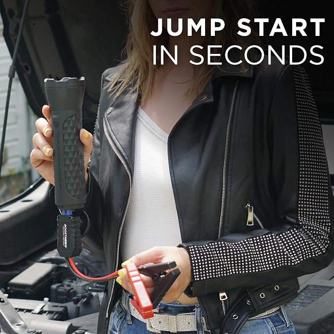 BoostHero Portable Car Battery Jump Starter, 000mAh Power Bank, LED Flashlight - Image 8