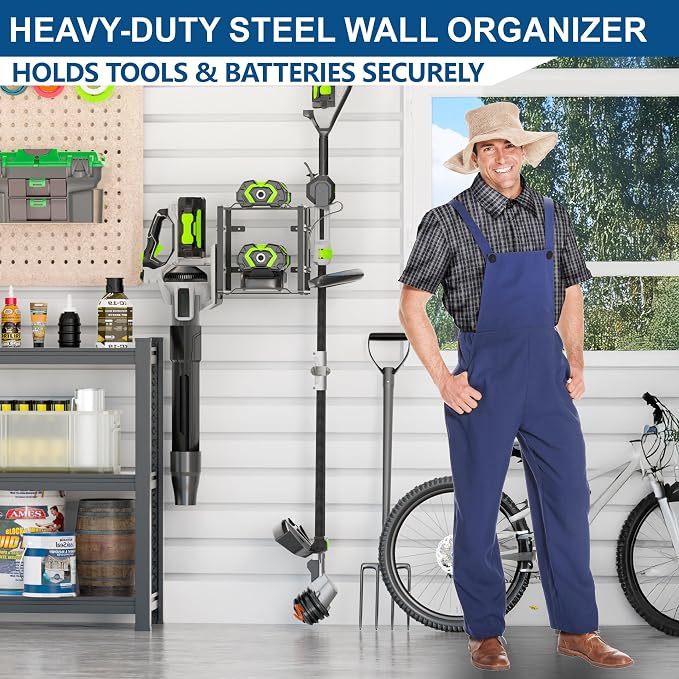 Pugala Universal Storage Rack for Leaf Blower, Weed Eater, and Power Tools – - Image 2