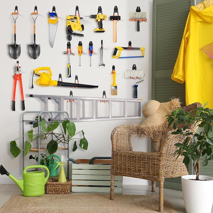 LANDNEOO Garage Hooks, Heavy Wall Mount Duty Hooks - Image 7