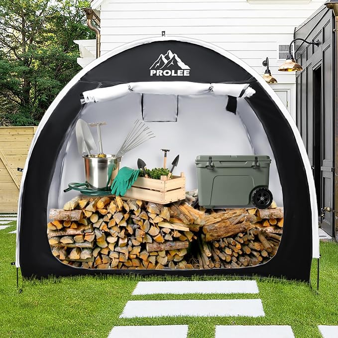 PROLEE Bike Shed 6.6FT, Waterproof Oxford Fabric Storage Tent - Image 7