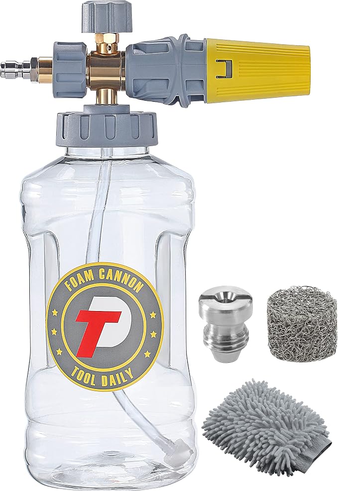 Tool Daily Foam Cannon, Adjustable Foam Blaster, Snow Foam Lance by ToolDaily