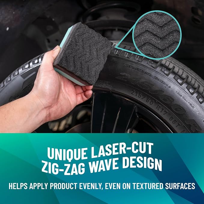 Chemical Guys Wonder Wave Durafoam Contoured Large Tire Shine & Dressing - Image 3