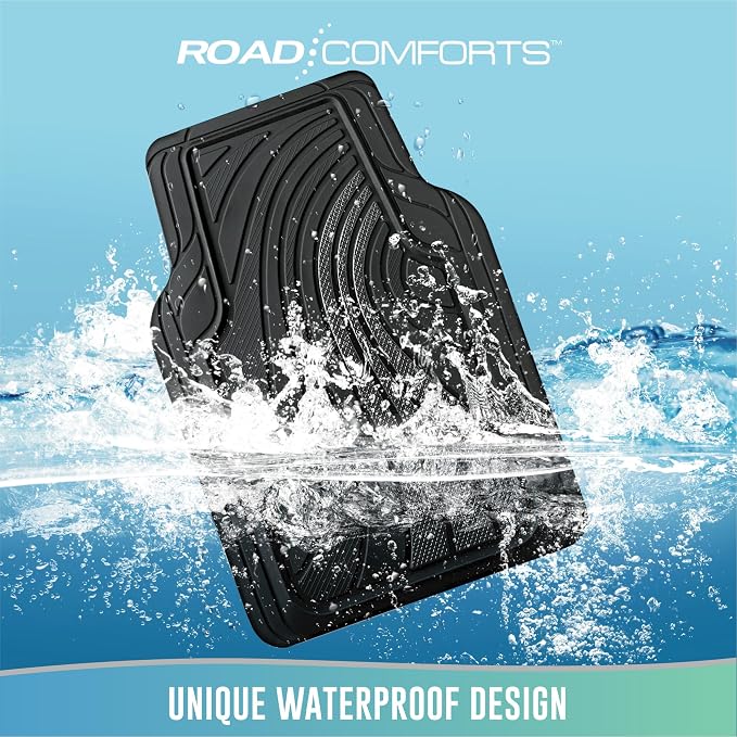 Road Comforts Car Floor Mats Full Set – Front & Rear Car Floor Mats - Image 6