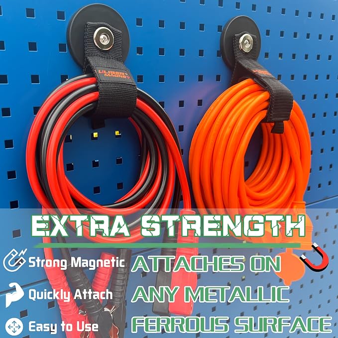 ULIBERMAGNET Strong Magnetic Hooks, Heavy Duty Magnetic Storage Tool Organizer - Image 4