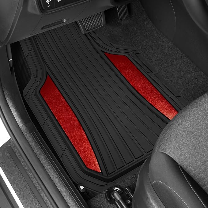 Motor Trend ChromeTech Car Floor Mats Full Set - Image 3