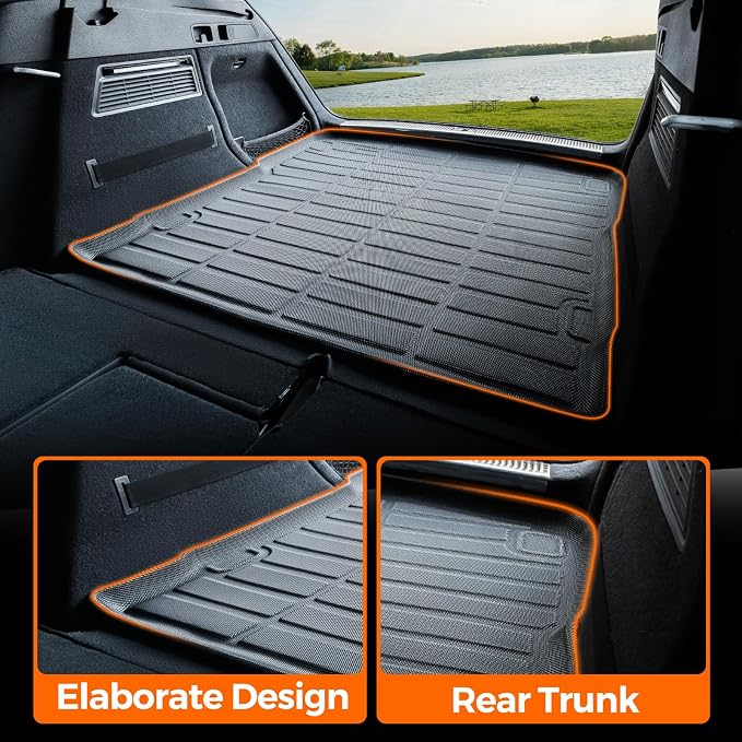 DrCarNow Floor Mats for Audi Q5/SQ5 2018-2025, All Weather Car Floor Mats for - Image 3