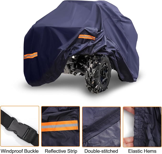X AUTOHAUX ATV Cover for Can-am Outlander MAX XT DPS/XT-P 4 Wheelers Quad Cover - Image 4