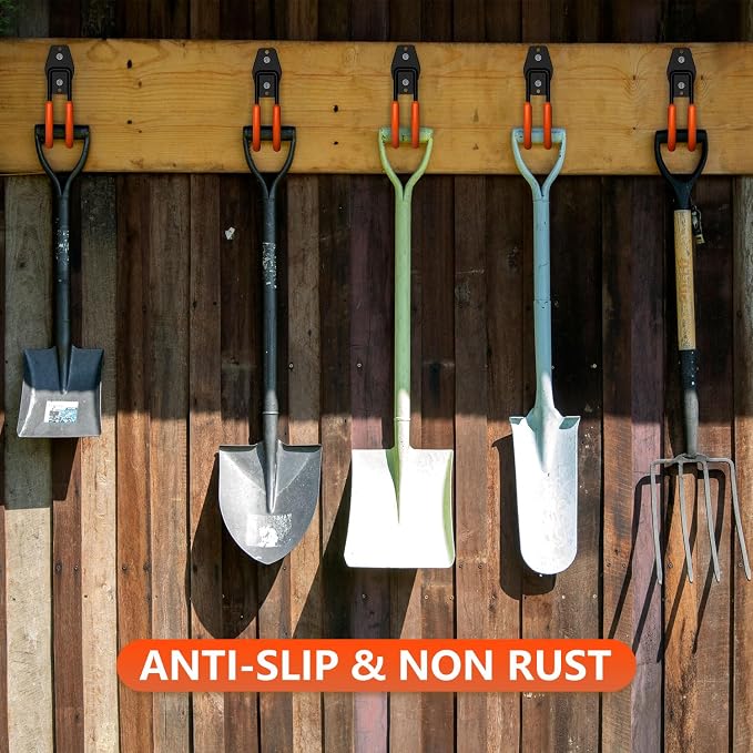 4 Pack 5.5x4.1 Inch Utility Steel Wall Mount Heavy Duty Garage Hooks - Image 6