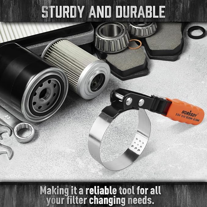 HORUSDY Small Swivel Oil Filter Wrench, 2-3/4" to 3-1/4" Ajustable Car Oil - Image 6