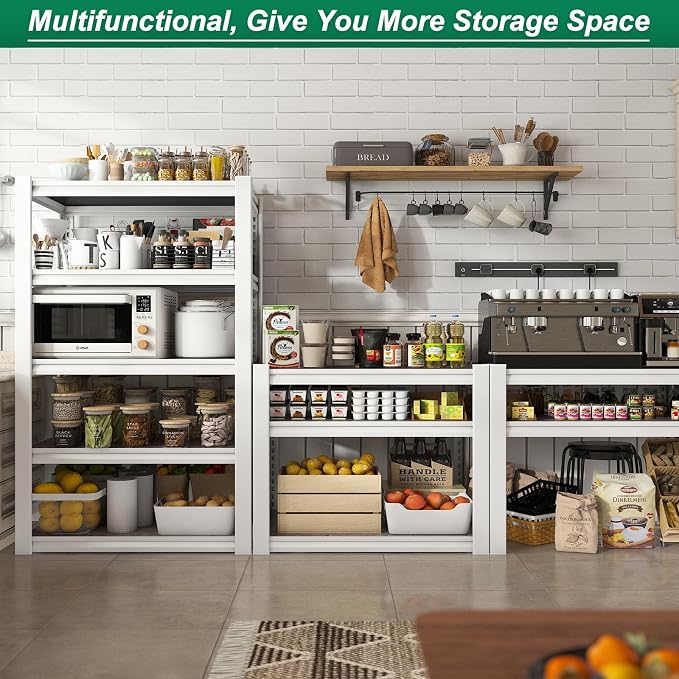 REIBII Storage Shelves 2500LBS Metal Shelving Adjustable Garage Shelving 5 Tier - Image 4