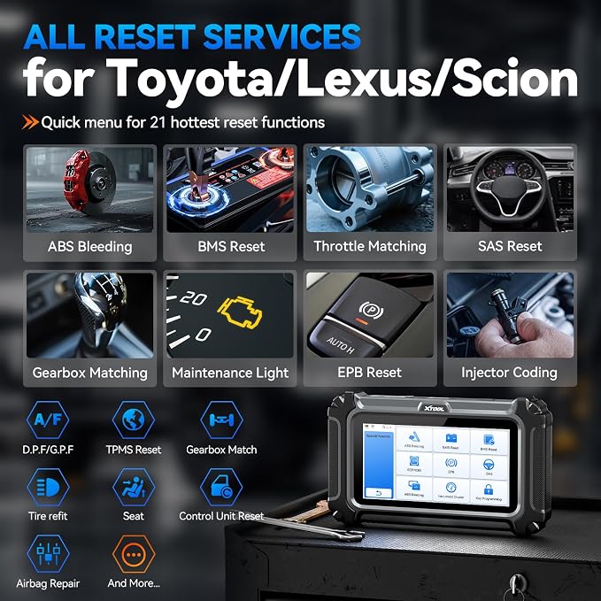 XTOOL IP500 for Toyota OBD2 Scanner, Full Systems Bi-Directional Scan Tool for - Image 3