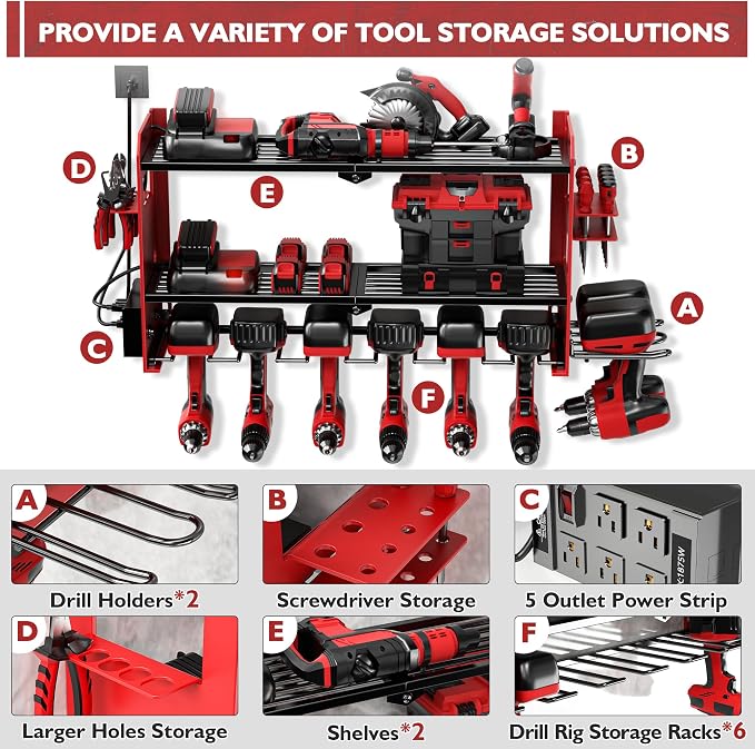 Power Tool Organizer Wall Mount - Image 3