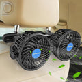 Car Fan for Backseat Auto 12V Electric Cooling Fan Portable Car Seat Headrest by AOWOSA