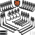 Nacial 26 Pack Garage Hooks Heavy Duty, Utility Steel Garage Storage Hooks by NacialPromise-Consumersfirstalways