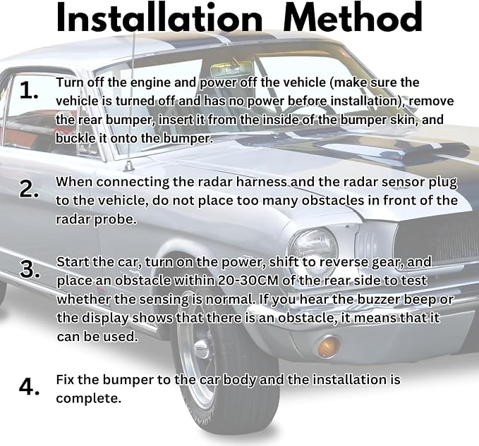 89341-0C010 Reverse Backup Sensor Parking Rear Bumper Parking Assist Sensor - Image 5