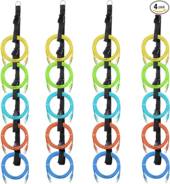 Extension Cord Organizer, Garage Garden Storage Straps Black Organizer Straps by Unknown