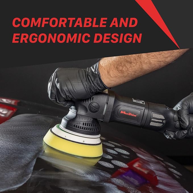 Maxshine M15 Pro Dual Action Polisher | 15mm Throw, Ergonomic Grip, Low - Image 5