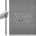 VVOKGO Rebar Stakes 24 Inch Ground Straight Concrete Form Stakes Heavy Duty by VVOKGO